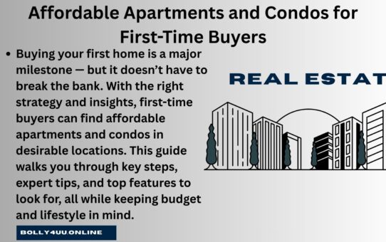 Affordable Apartments and Condos for First-Time Buyers