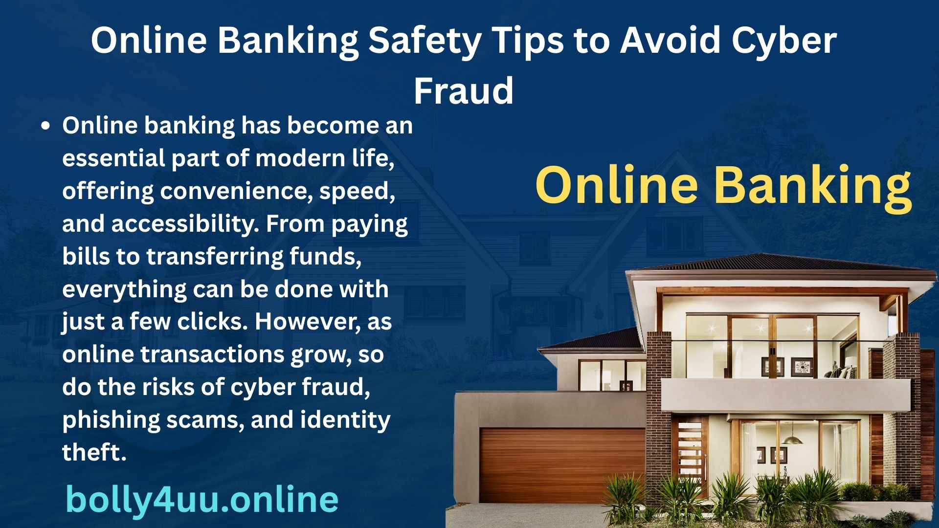 Online Banking Safety Tips to Avoid Cyber Fraud