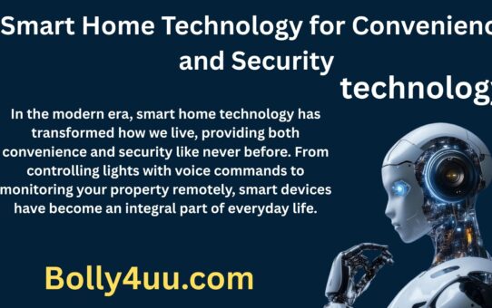 Smart Home Technology for Convenience and Security